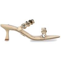 STEVE MADDEN Women's 'Annika Beige' Leather Heels in Beige | Size: 5