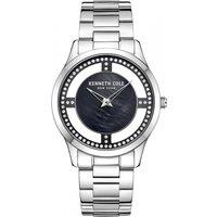 Kenneth Cole Women's KCWLG2223301 Classic 34mm Quartz Watch in Silver