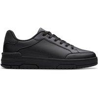 Clarks Men's Check Lace Black Trainers, Lace Up | Size: 9-Standard Fit