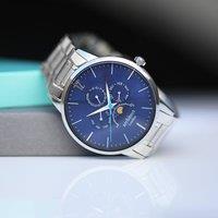 Wear We Met Men's Personalised Architect London Apollo Watch - Engraved in Blue | Size: 1 Pack