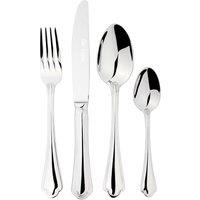 Glim & Glam Cutlery Sets Stainless Steel 18/8 4pc Set Catering Alhambra in Silver