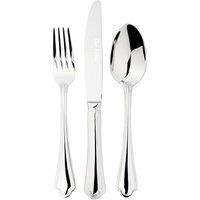 Glim & Glam Cutlery Sets Stainless Steel 18/8 12pc Set Catering Alhambra in Silver