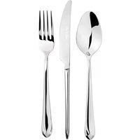 Glim & Glam Cutlery Sets Stainless Steel 18/8 12pc Set Catering Versailles in Silver