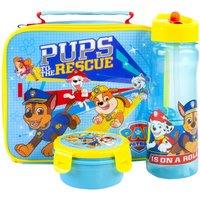 Paw Patrol Men's Lunch Bag Bottle & Snack Pot | Boys Blue | Official