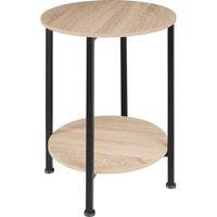 tectake Bedside Table Ballina in Light Oak