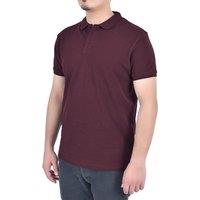 Smart Living Men's Classic Short Sleeve Polo Shirt in Dark Red | Size: Large