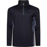 Fazer Men's Hartford Half Zip Golf Mid Layer in Black | Size: Small