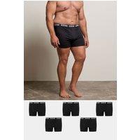 BadRhino Men's 5 Pack Boxers in Black | Size: 3XL