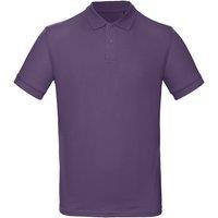 B&C Men's Collection Inspire Polo Shirt in Purple | Size: XL