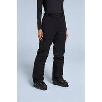 Animal Women's 'Glaze' Insulated Snow Pants Warm Adjustable Waist Warm Winter Trouser in Jet Black | Size: 14