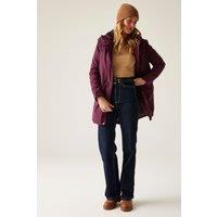 Regatta Women's Valenta Hooded Waterproof Breathable Insulated Jacket in Purple | Size: 8