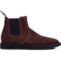 QUIVE London Men's Perth Handmade Leather Chelsea Boots in Brown | Size: 10