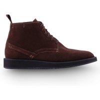 QUIVE London Chukka Men's Handmade Premium Suede Leather Boots Smart Casual Wear with Warranty in Brown | Size: 10