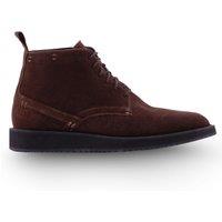 QUIVE London Chukka Men's Handmade Premium Suede Leather Boots Smart Casual Wear with Warranty in Brown | Size: 9