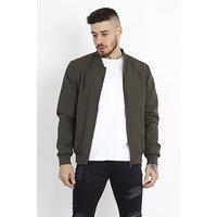 Brave Soul Men's Bomber Jacket in Khaki | Size: XL
