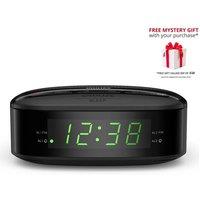 Philips TAR3205-12 Dual Alarm Clock FM Digital Radio in Black