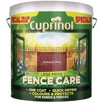 Cuprinol Less Mess Fence Care Autumn Red 6 Litre