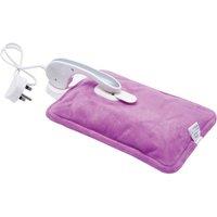 JAVA Wellness Rechargeable Electric Hot Water Bottle with Overheat Protection in Purple
