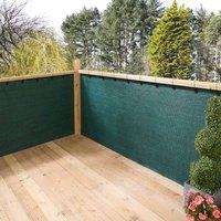 Gainsborough 10m Garden Privacy Netting in Forest Green with Fixings, H1.8m