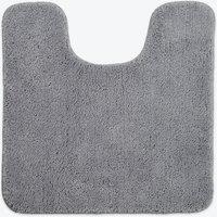 Allure Bath Fashions Luxury Microfibre Pedestal Mat Non-Slip in Light Grey