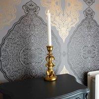 Madison & Mayfair Monkey-Inspired Dining Candleholder in Gold
