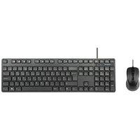 Targus Wired Keyboard & Mouse Combo Full Size USB - UK Layout in Black