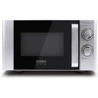 Caso Design 20L Ceramic Microwave + Grill, 700W in Silver
