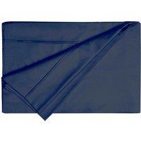 Belledorm Egyptian Cotton 200 Thread Count Flat Sheet in Navy | Size: King