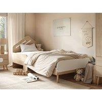 Flair Noah Single Bed Oak in White