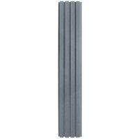 Monstershop WPC Slatted Wall Cladding x 4 Panels - Grey