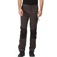 Regatta Men's Isoflex Questra V Water-Repellent Walking Trousers in Charcoal | Size: 40R