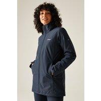 Regatta Women's Tamlin Hooded Breathable Waterproof Insulated Jacket in Navy | Size: 8