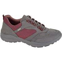 Aztrek Women's Glyndwr Nubuck Walking Shoes in Grey | Size: 7