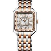 STHRLING Original Women's Valencia 4067 32mm Quartz Watch - Crystal Bezel, Steel Bracelet in Rose Gold