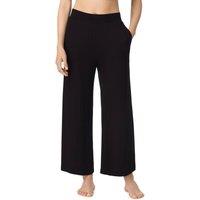 DKNY Women's Ankle length cropped separate sleep pant with pockets in black | Size: Medium