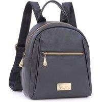 Catwalk Collection Handbags Women's Zoey Leather Backpack in Black | Size: Medium