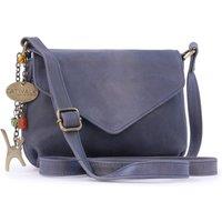 Catwalk Collection Handbags Women's Erin Small Envelope Crossbody Bag in Blue