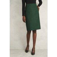 Hobbs London Women's Daphne Skirt in Bottle Green | Size: 20