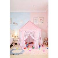 ExtraStar 140x135cm Pink Hexagonal Castle Play Tent for Kids | Size: 140x135 cm