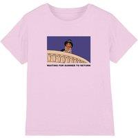 Disney Girl's Summer Return Girls T-Shirt Light Pink | Size: 12-13 Years