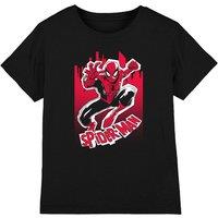 Spider Man NYC Spiderman T-Shirt Black | Size: 12-13 Years