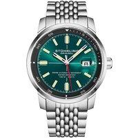 STHRLING Original Men's Trackmaster 1026 42mm Automatic Watch - Luminous Markers in Teal
