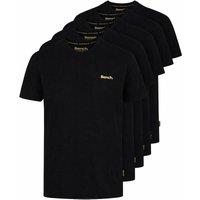 Bench Workwear Men's 5 Pack Alberta T-Shirt in Black | Size: Medium