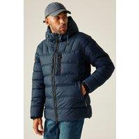 Regatta Men's Leeshaw Insulating Hooded Padded Jacket in Navy | Size: Medium