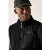 Regatta Men's Frankie Borg Full Zip Gilet in Jet Black | Size: Large