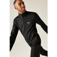 Regatta Men's Newhill Insulating Stretch Full Zip Fleece in Black | Size: Medium