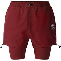 Umbro Men's Pro Training Elite Hybrid Short in Red | Size: Large