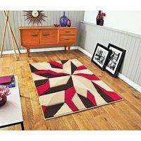 Smart Living Modern Hand Carved Soft Thick Area Rug - Contemporary in Light Beige | Size: 80 cm x 150 cm