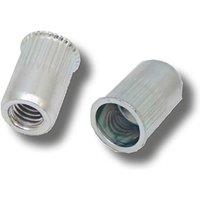 JRP Riveting Products M3 X 11.5 Steel Rivet Nuts JRPRNSRH0335 in Silver
