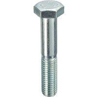 Unifix Grade 8.8 HT Hexagon Bolts DIN 931 BZP M6 x 45 in Silver